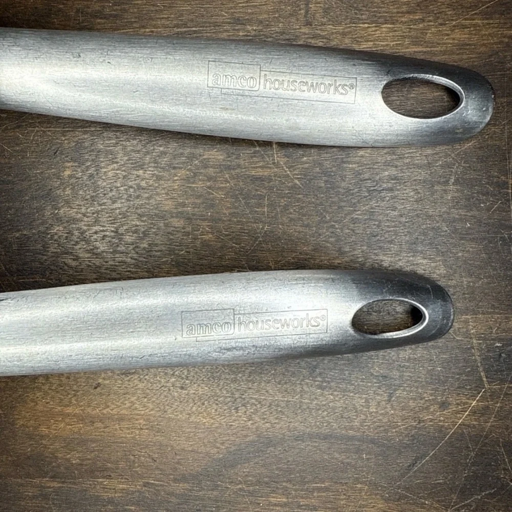AMCo Houseworks VTG Rust Proof 18/8 Stainless Steel Spoon & Ladle Lot‎